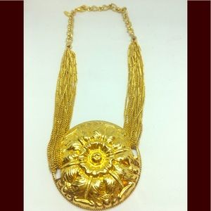 Gold Medallion Necklace